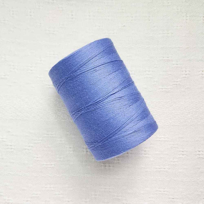 Periwinkle 4/8 cotton weaving yarn cone by Maurice Brassard