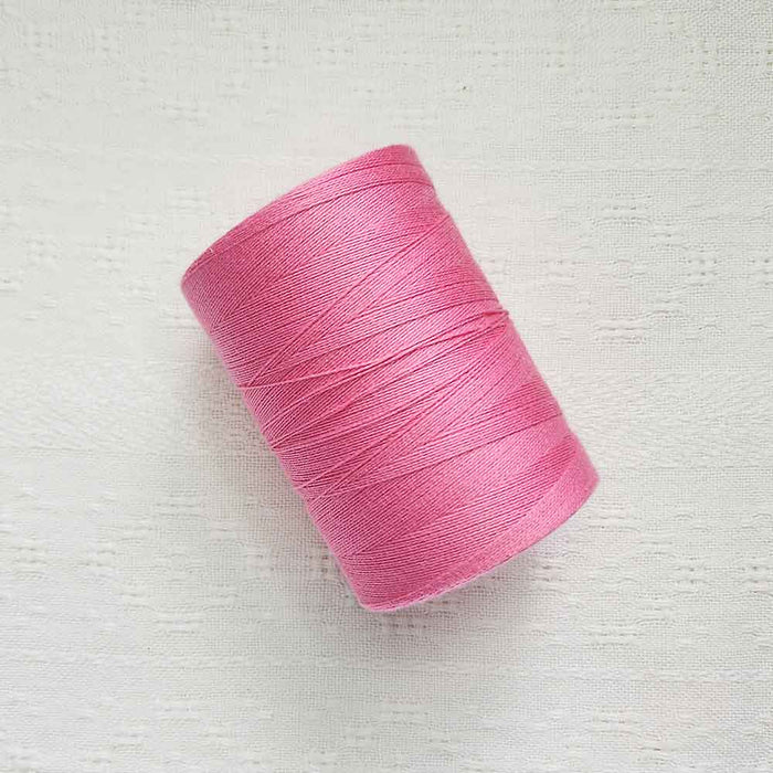 Rose fonce 4/8 cotton weaving yarn cone by Maurice Brassard