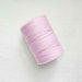 Rose pale 4/8 cotton weaving yarn cone by Maurice Brassard