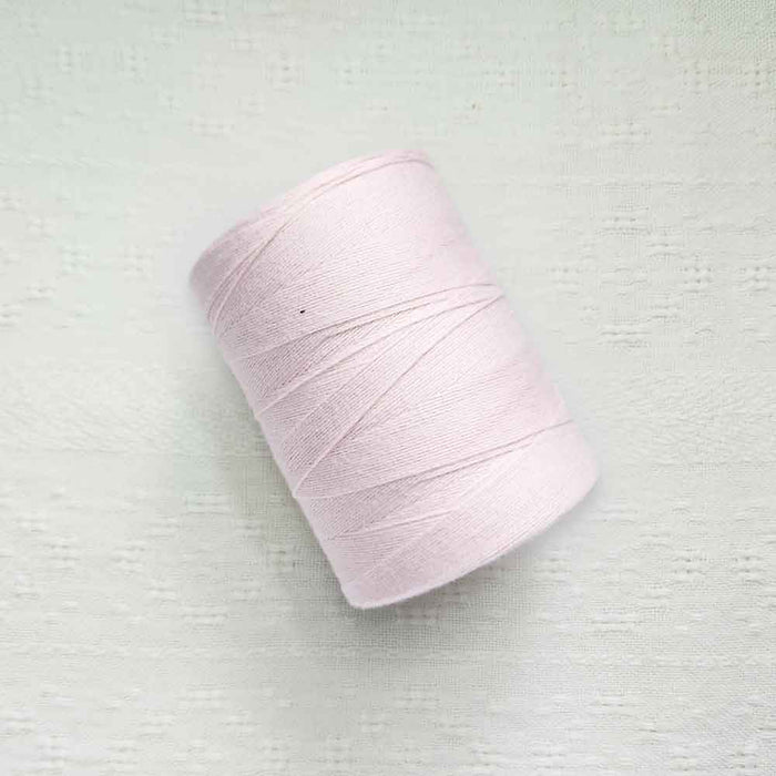 Rose 4/8 cotton weaving yarn cone by Maurice Brassard