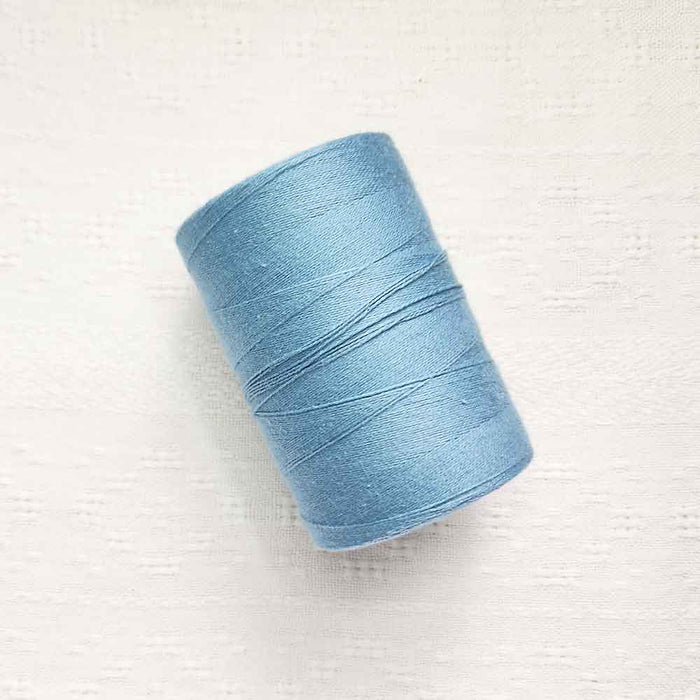 Slate 4/8 cotton weaving yarn cone by Maurice Brassard