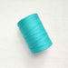 Turquoise 4/8 cotton weaving yarn cone by Maurice Brassard