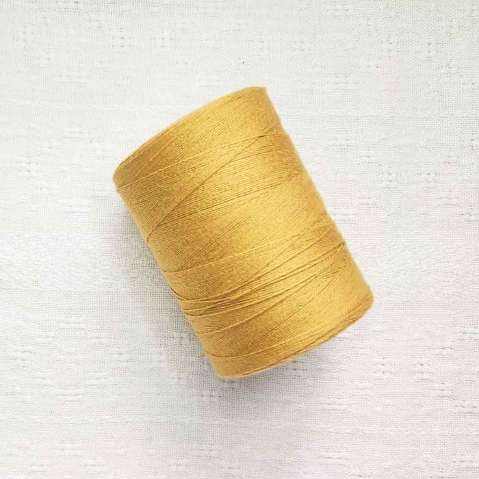 Vieil or 4/8 cotton weaving yarn cone by Maurice Brassard