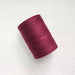 Wine 4/8 cotton weaving yarn cone by Maurice Brassard