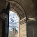 Historic Parisian archway symbolizing the beginning of a textile journey through France