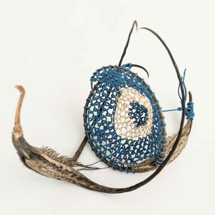 Japanese-inspired paper yarn project demonstrating creative applications of paper fiber
