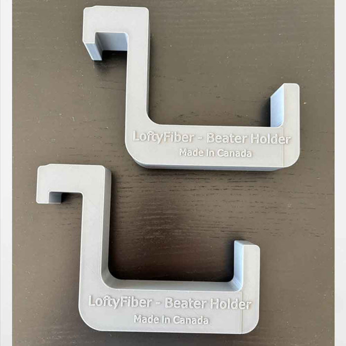 Lofty Fiber beater holder pair for Louet weaving looms