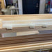 Close-up of a Lofty Fiber raddle mounted on a Leclerc loom