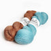 log cabin milleraie weaving kit Teal and Copper combinations illustrating colour-and-weave effects