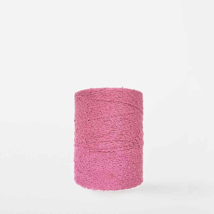 Maurice Brassard loop cotton yarn weaving cone textured boucle fiber detail