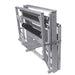 Leclerc Artisat 4-shaft floor loom folded – space-saving design, easy to store when not in use