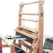 Leclerc Fanny floor loom close-up 4-shaft counterbalance model, sturdy and designed for commercial textile production.
