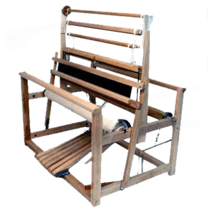 Leclerc Mira II floor loom, 4-shaft counterbalanced model, ideal for commercial weaving production
