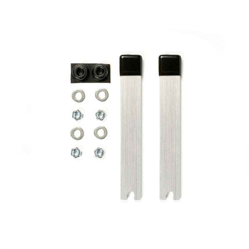 Mirrix Chloe 10 inch loom stand parts including aluminum legs, washers, bolts and mounting hardware