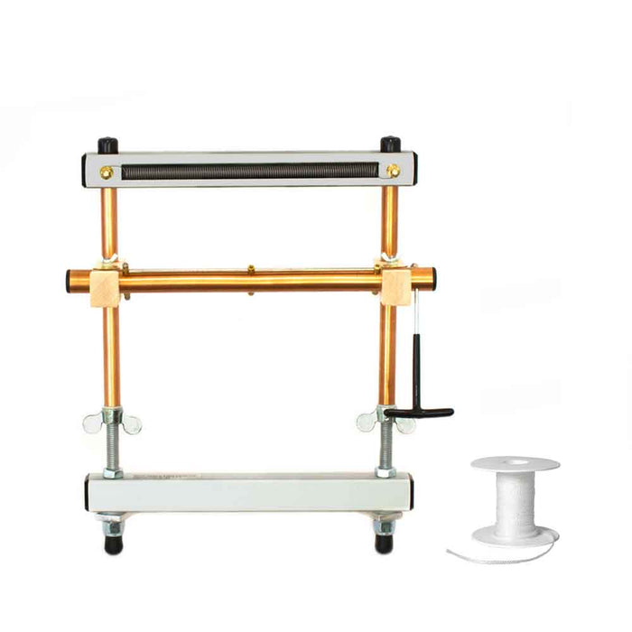 Mirrix Little Guy 12 inch loom with shedding device and Texsolv heddles