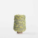 Mondofil Ischia mohair yarn cone in moss green mix for textured weaving