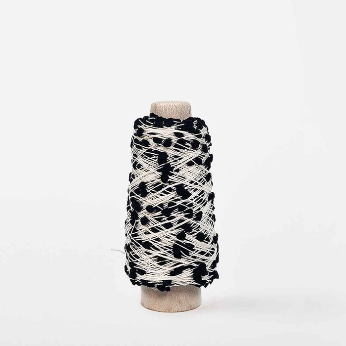 Mondofil Oshare Pon Pon pompom yarn weaving yarn Dalmatian