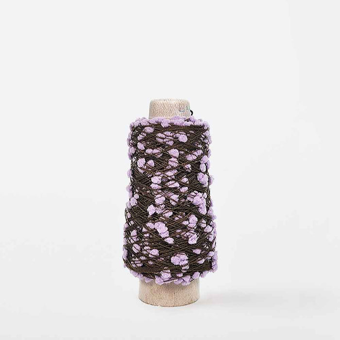 Mondofil Oshare Pon Pon pompom yarn weaving yarn Flower coral