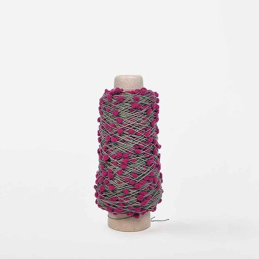 Mondofil Oshare Pon Pon pompom yarn weaving yarn Wisteria Trellis