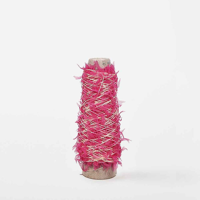 Mondofil Papiyon novelty yarn cone hot pink color