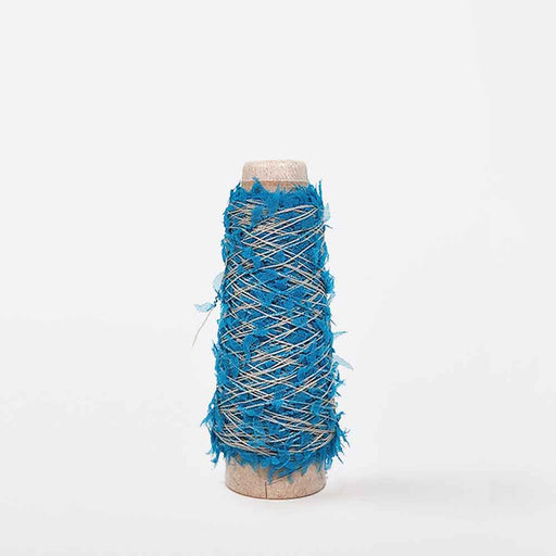 Mondofil Papiyon novelty yarn cone sky blue color