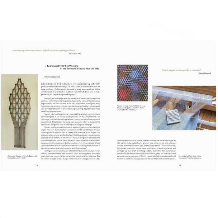 Fan Reed Ondulé Textiles – Ondulé Weaving with a Fan Reed | Tisse et File