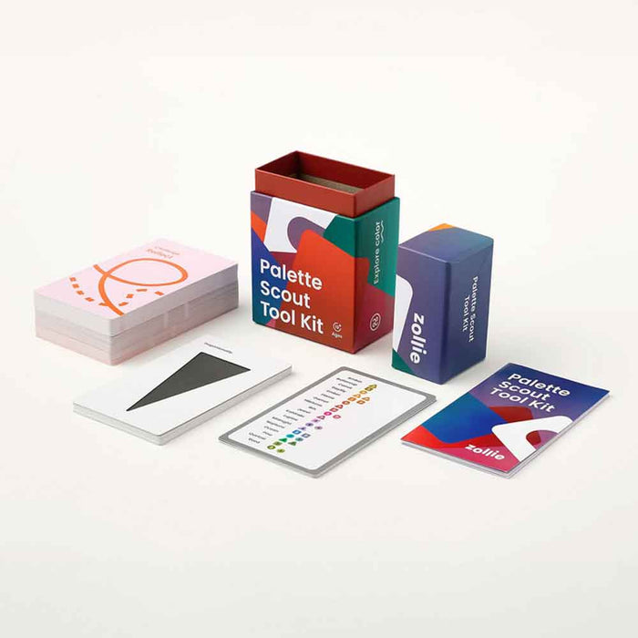 Palette Scout Tool Kit box with cards for textile color design