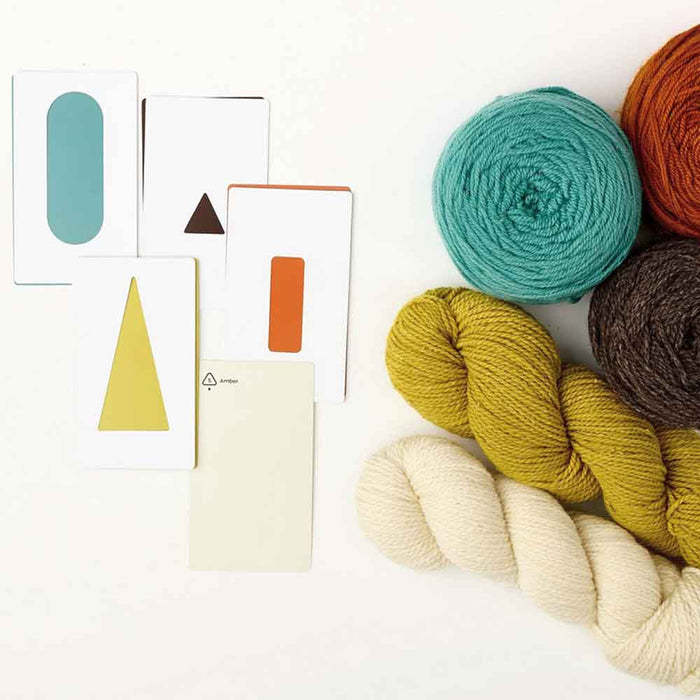 Palette Scout Tool Kit used with yarn for textile color planning