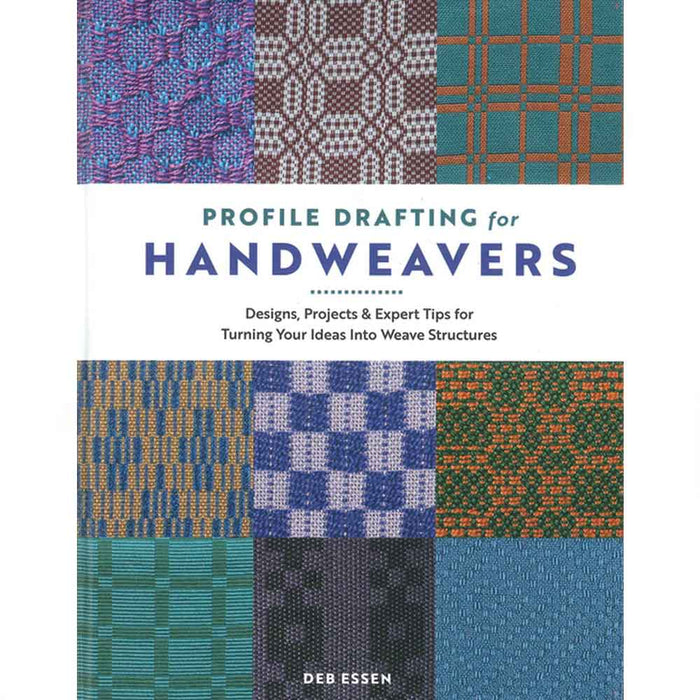 Cover of the book “Profile Drafting for Handweavers” by Deb Essen, weaving profile draft reference book
