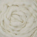 White Shetland wool top for hand spinning and felting