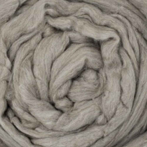 Natural grey Shetland wool top for spinning