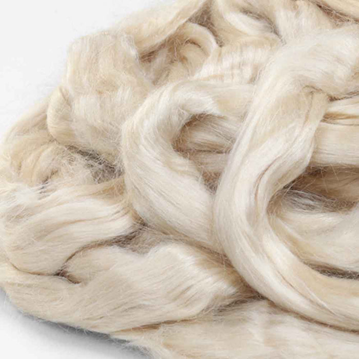 Natural Tussah silk fibre by Ashford