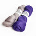 shadow weave Julietta kit Mushroom and Iris combinations showing contrast and pattern variation