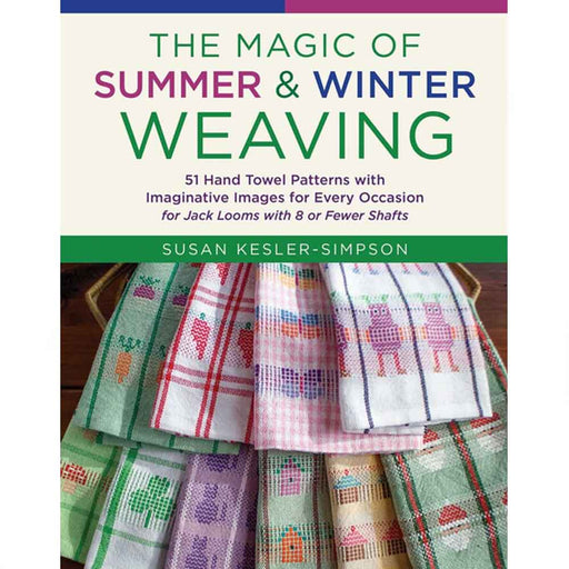 The Magic of Summer and Winter Weaving book by Susan Kesler Simpson exploring the Summer and Winter weaving technique