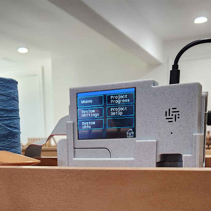 TempoTreadle II active display screen during weaving
