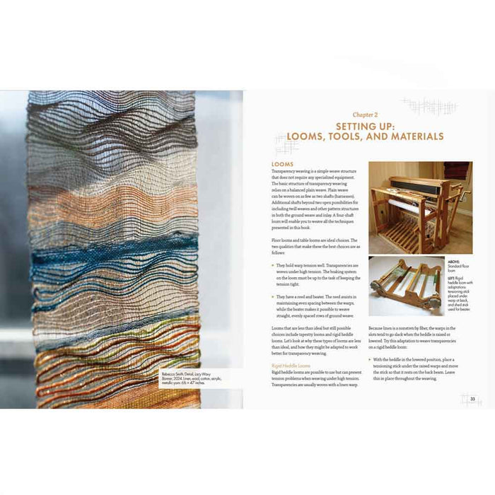 Transparency weaving guide to looms tools and materials