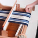 warp sticks installed on ashford sampleit loom