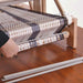 warp sticks installed on table loom