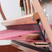 weaving reed installed on loom