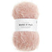 soft textured yarn for textile art - apricot colour