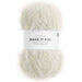 textured faux fur effect yarn - taupe colour