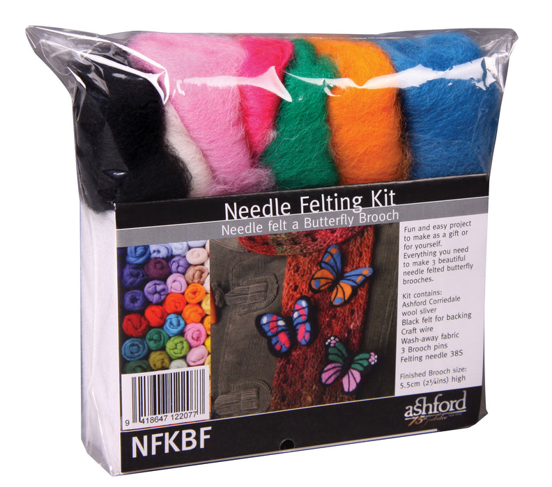 Ashford Needle felting kit - Butterfly broach