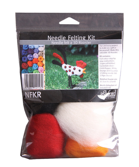 Needle felting kit - Rooster - Ashford
