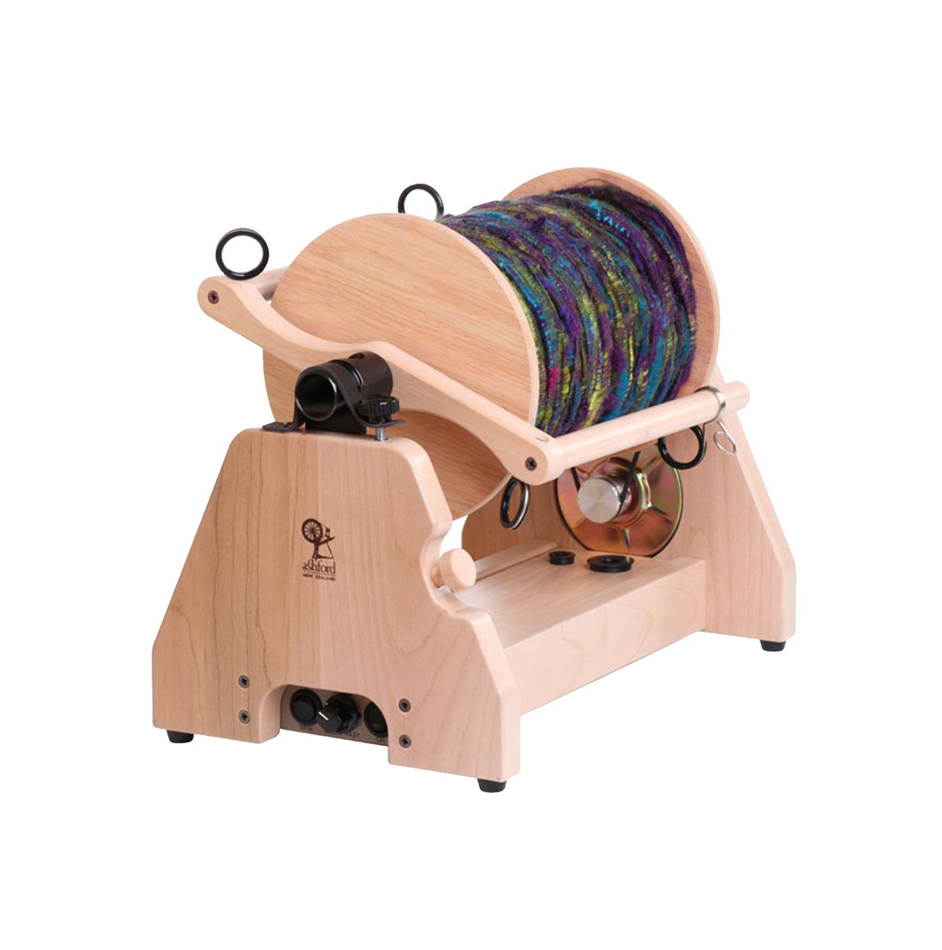 Rouet e-spinner Super Jumbo et ses accessoires