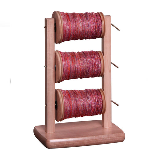 Ashford upright lazy kate for spinning bobbins without tension