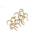 standard brass screw-on flyer hooks for Ashford spinning wheel flyers, replacement parts.
