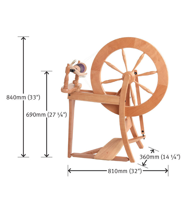Traditional Spinning Wheel - Single Drive or double drive