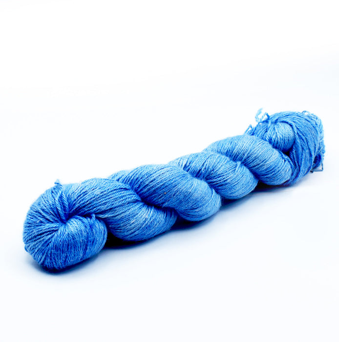 Alpaca-silk-lin yarn, hand-dyed